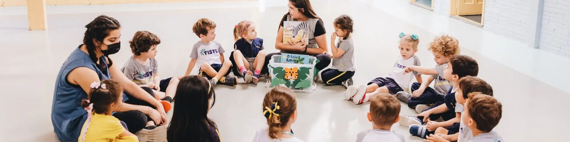 Roda de alunos Tistu